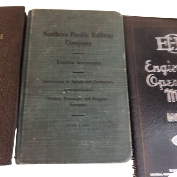 Railroad Ephemera Lot Camas Prairie Timetables Northern Pacific Manual Ephemera - Picture 5 of 9